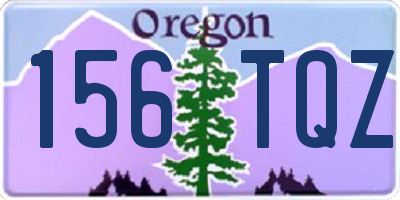 OR license plate 156TQZ