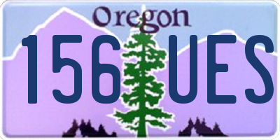 OR license plate 156UES