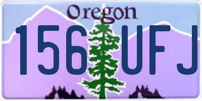 OR license plate 156UFJ
