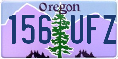 OR license plate 156UFZ