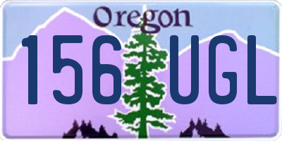 OR license plate 156UGL