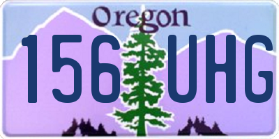 OR license plate 156UHG