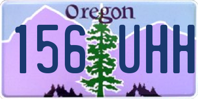 OR license plate 156UHH