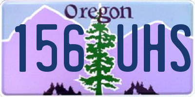 OR license plate 156UHS