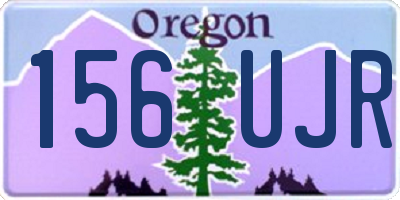 OR license plate 156UJR
