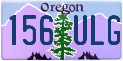 OR license plate 156ULG