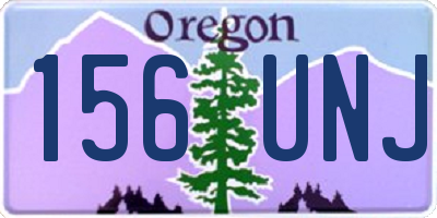 OR license plate 156UNJ