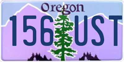 OR license plate 156UST