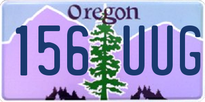 OR license plate 156UUG
