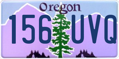OR license plate 156UVQ