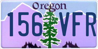 OR license plate 156VFR