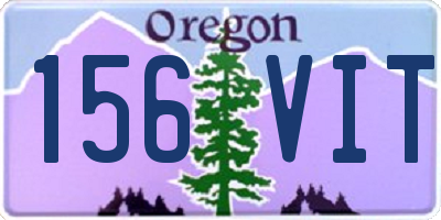 OR license plate 156VIT