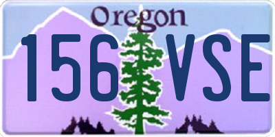 OR license plate 156VSE