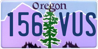 OR license plate 156VUS