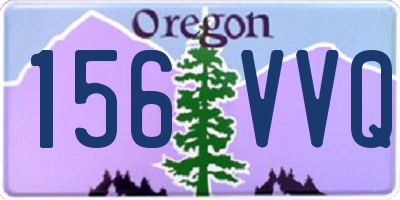 OR license plate 156VVQ
