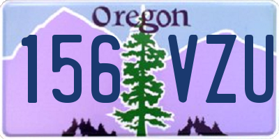 OR license plate 156VZU