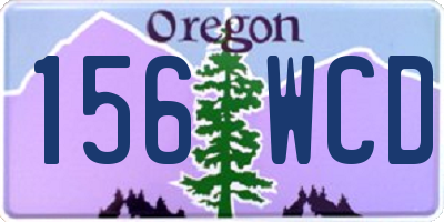 OR license plate 156WCD