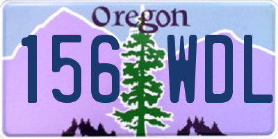 OR license plate 156WDL