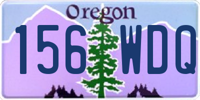 OR license plate 156WDQ