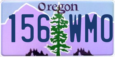 OR license plate 156WMO