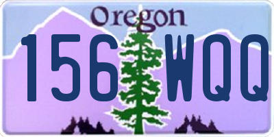 OR license plate 156WQQ