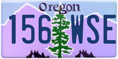 OR license plate 156WSE