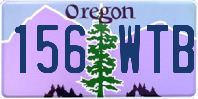 OR license plate 156WTB