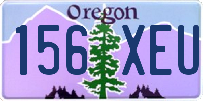 OR license plate 156XEU
