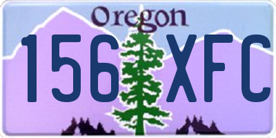 OR license plate 156XFC