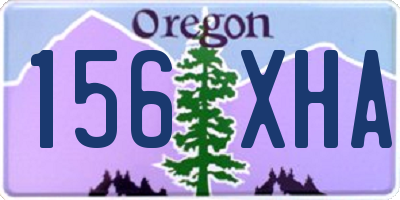 OR license plate 156XHA