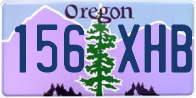 OR license plate 156XHB