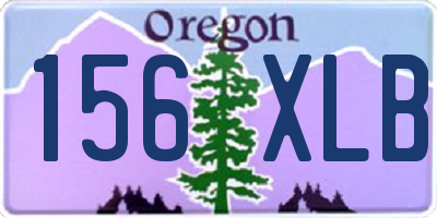 OR license plate 156XLB