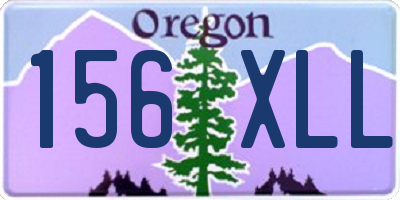 OR license plate 156XLL
