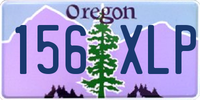OR license plate 156XLP