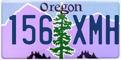 OR license plate 156XMH