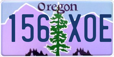 OR license plate 156XOE