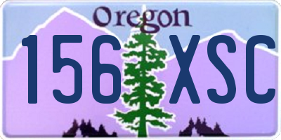 OR license plate 156XSC