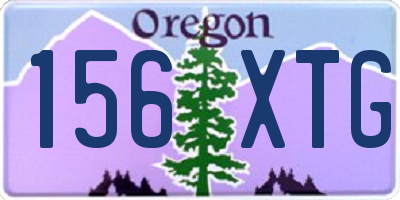 OR license plate 156XTG