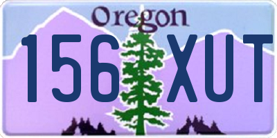 OR license plate 156XUT