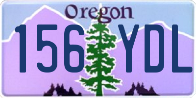 OR license plate 156YDL