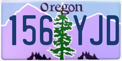 OR license plate 156YJD