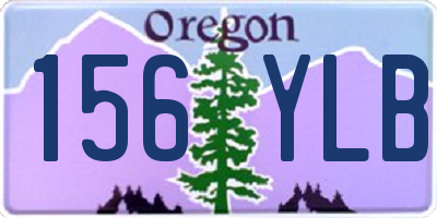 OR license plate 156YLB