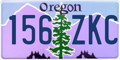 OR license plate 156ZKC