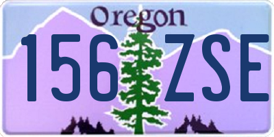 OR license plate 156ZSE