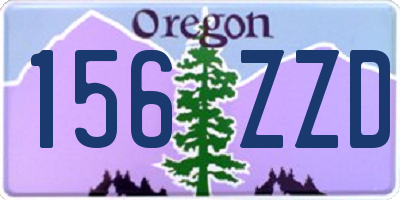 OR license plate 156ZZD