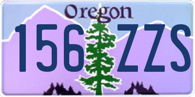 OR license plate 156ZZS