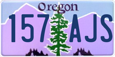 OR license plate 157AJS