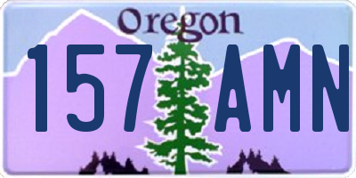 OR license plate 157AMN