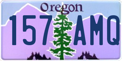 OR license plate 157AMQ
