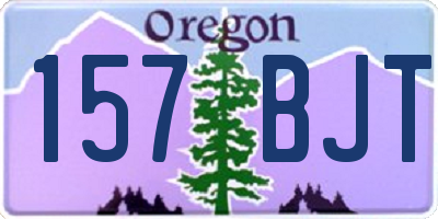 OR license plate 157BJT